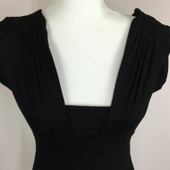 Banana Republic Sleeveless Midi Dress Size S Black - Picture 5 of 6